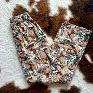 Men’s Medium Camo Fleece Pants